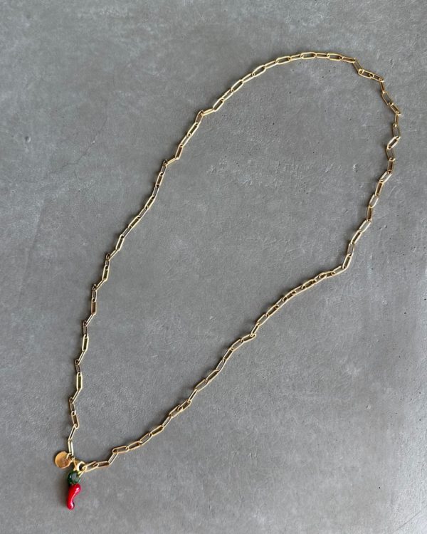 Naszyjnik Long Pepper gold/silver