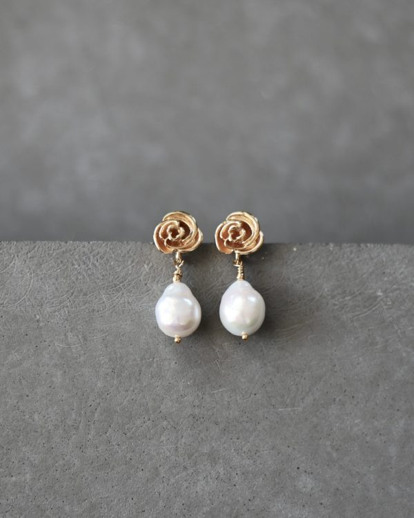 Kolczyki Baroque Rose Small gold/silver